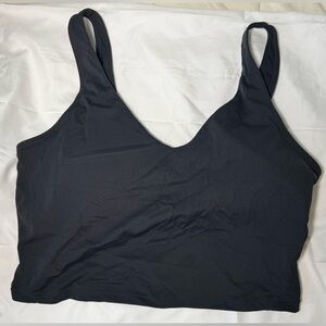 Black High-Impact Sports Bra with Moisture-Wicking Fabric